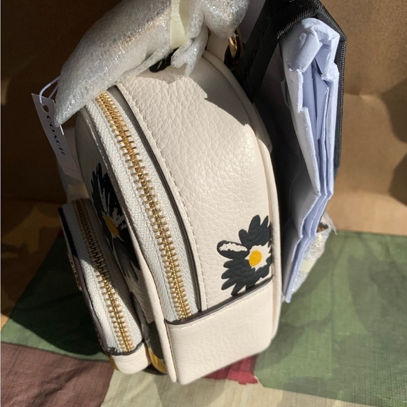 Coach Mini Court Backpack Bag Charm With Floral Print CZ605 - Picture 3 of 7